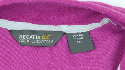 Regatta Great Outdoors Women’s Pink 1/2 Zip Fleece Sweatshirt UK 18