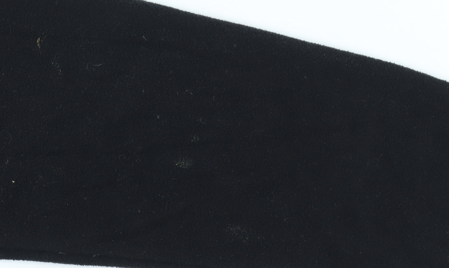 Marks and Spencer Women's Black Fleece Full Zip Activewear Jacket Size 12