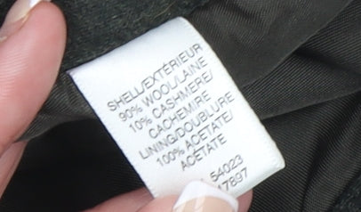 Banana Republic Women Green Wool Cashmere Dress Pants Size 12R