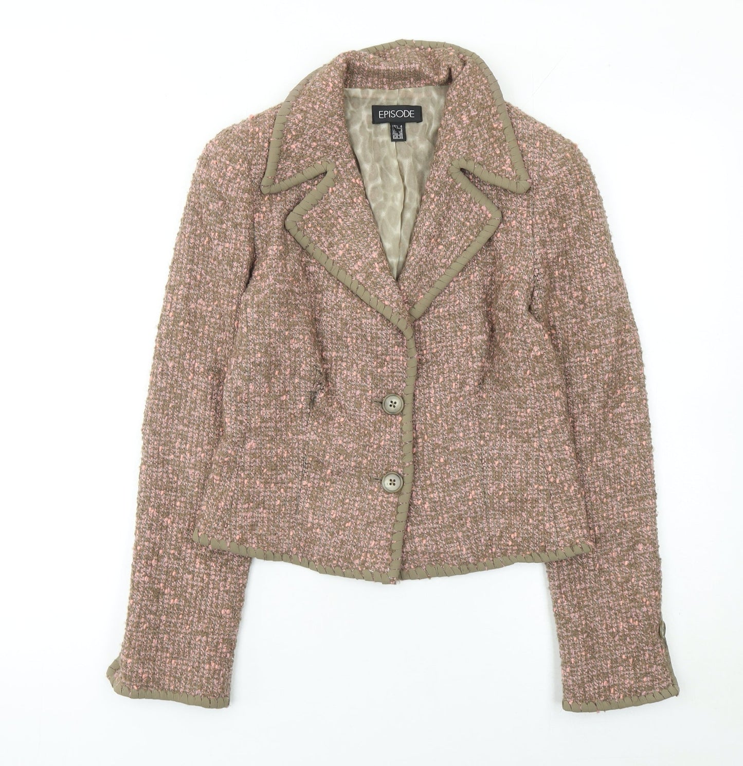 Womens UK Size 6 Episode Regular Beige Blazer