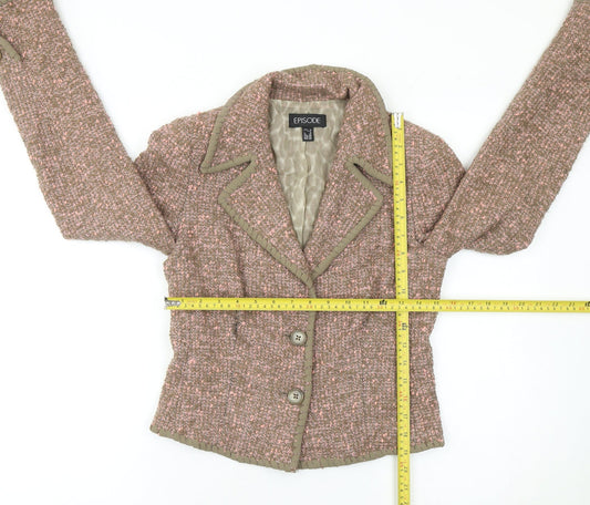 Womens UK Size 6 Episode Regular Beige Blazer