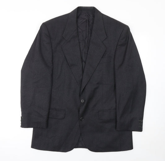 Mens UK Size 38 Centaur Original Regular Black Suit Jacket