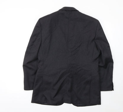 Mens UK Size 38 Centaur Original Regular Black Suit Jacket