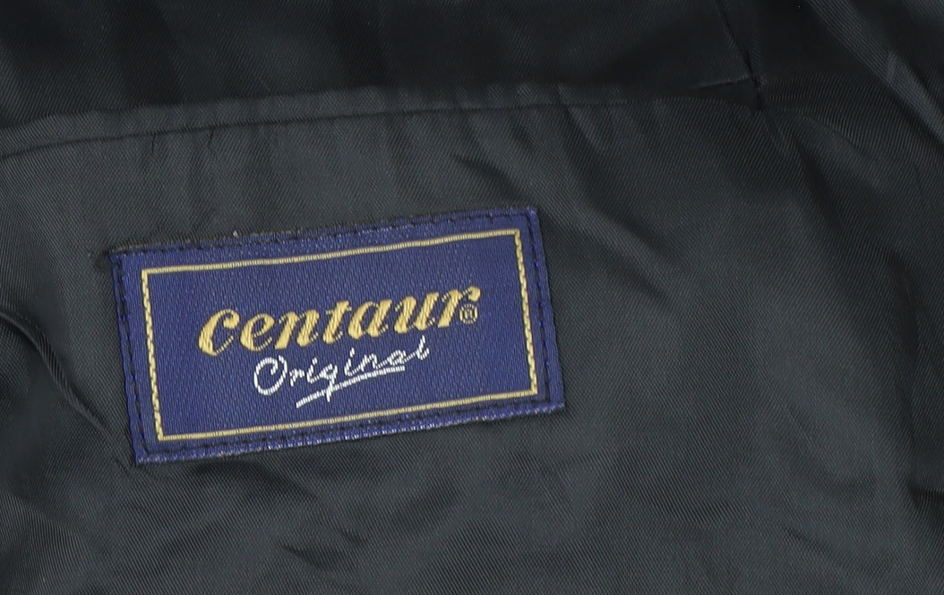 Mens UK Size 38 Centaur Original Regular Black Suit Jacket