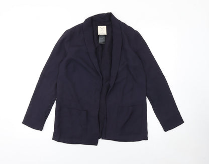 Womens UK Size S Pins and Needles Regular Blue Blazer