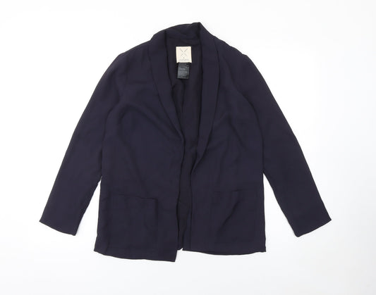 Womens UK Size S Pins and Needles Regular Blue Blazer