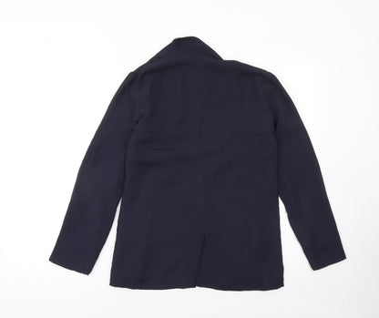 Womens UK Size S Pins and Needles Regular Blue Blazer