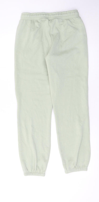 Primark Womens Green Jogger Trousers XS Fleece Comfort Casual