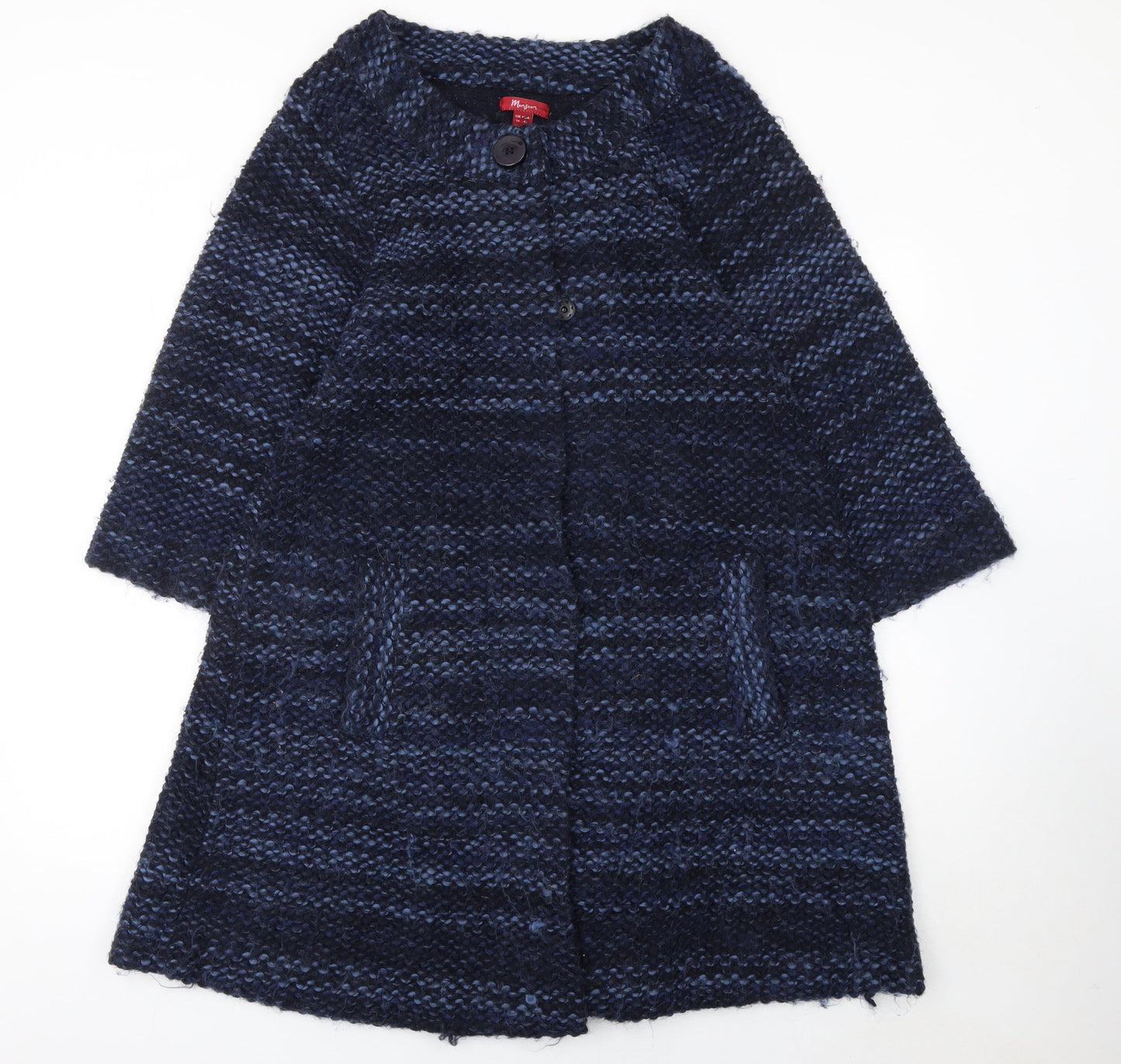 Womens UK Size 14 Monsoon Blue Cape Jumper