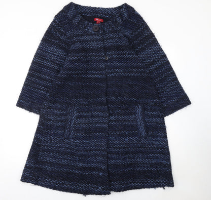 Womens UK Size 14 Monsoon Blue Cape Jumper