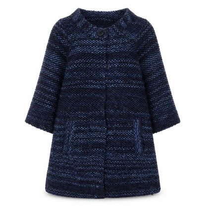 Womens UK Size 14 Monsoon Blue Cape Jumper