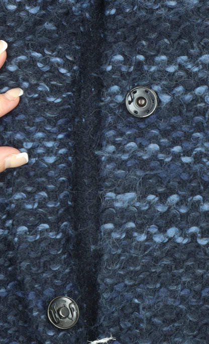 Womens UK Size 14 Monsoon Blue Cape Jumper