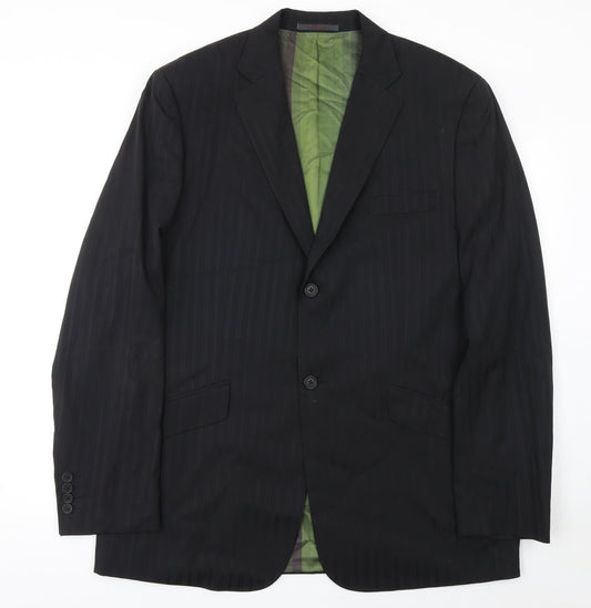 Mens UK Size L Ted Baker Regular Black Suit Jacket