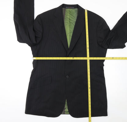 Mens UK Size L Ted Baker Regular Black Suit Jacket