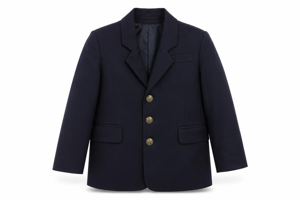 Marks and Spencer Boys Blue Wool Blazer 4 Years Formal Jacket