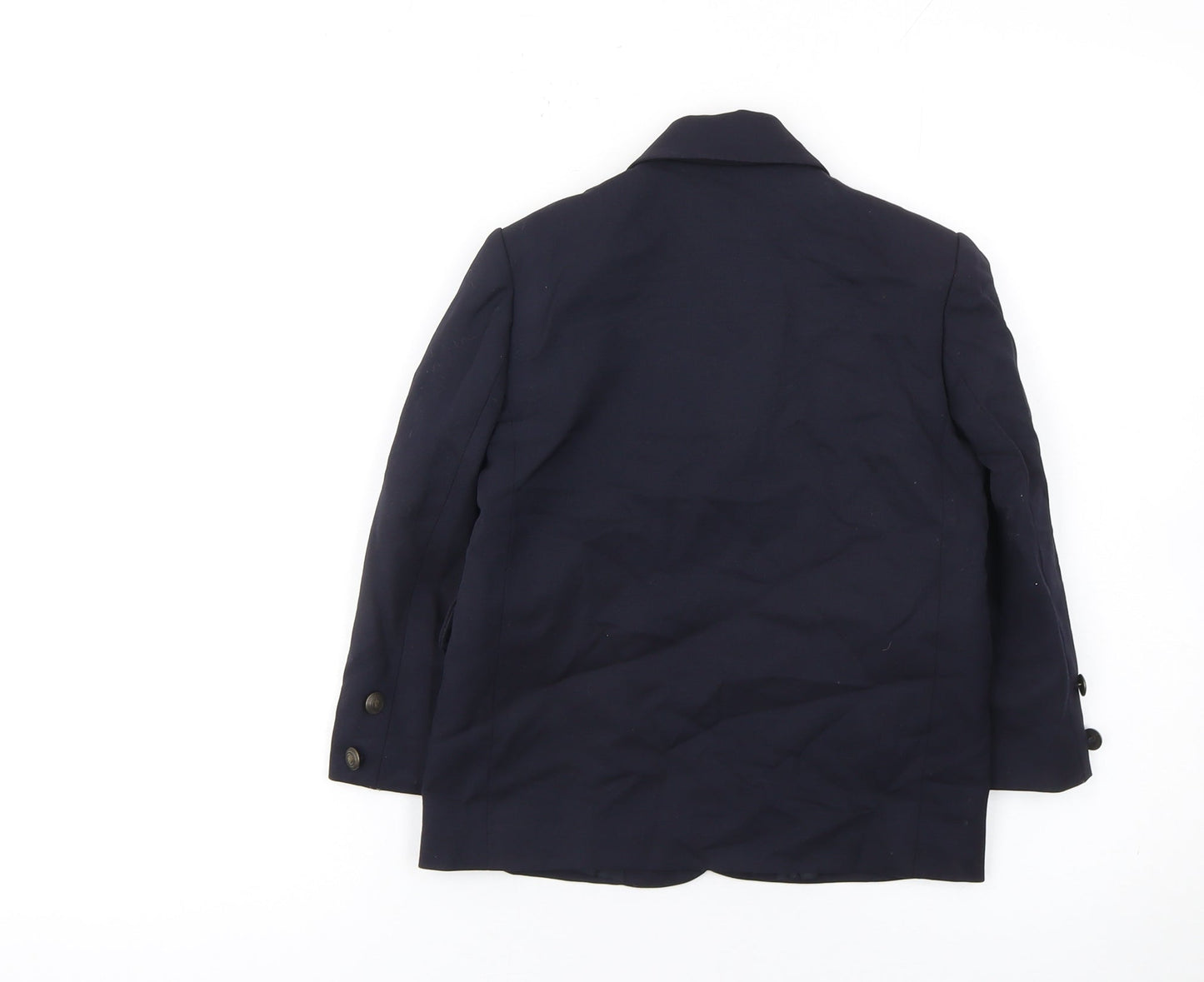 Marks and Spencer Boys Blue Wool Blazer 4 Years Formal Jacket