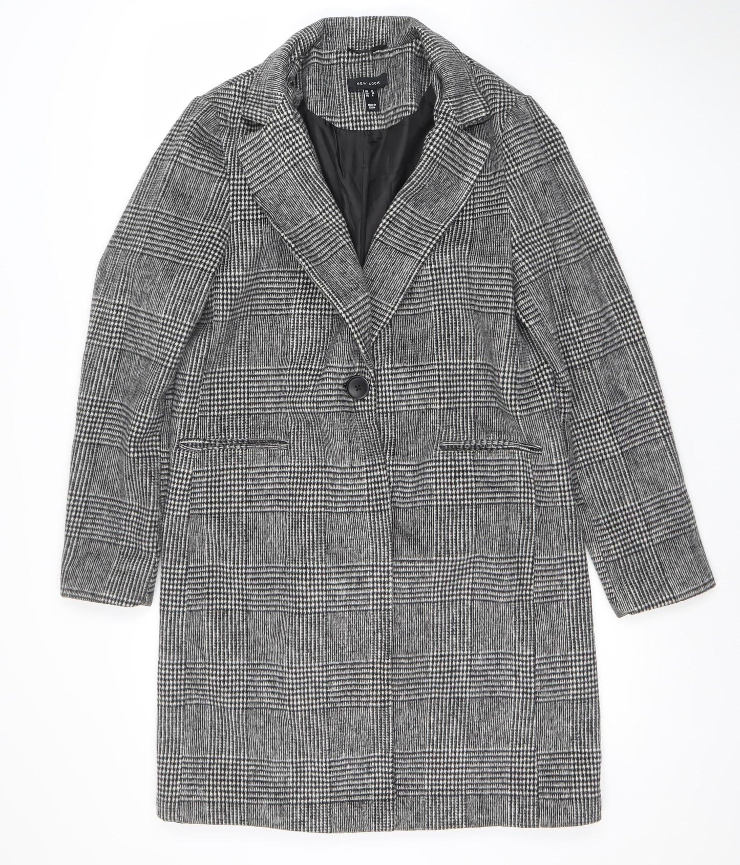 Womens UK Size 10 New Look Grey Blazer