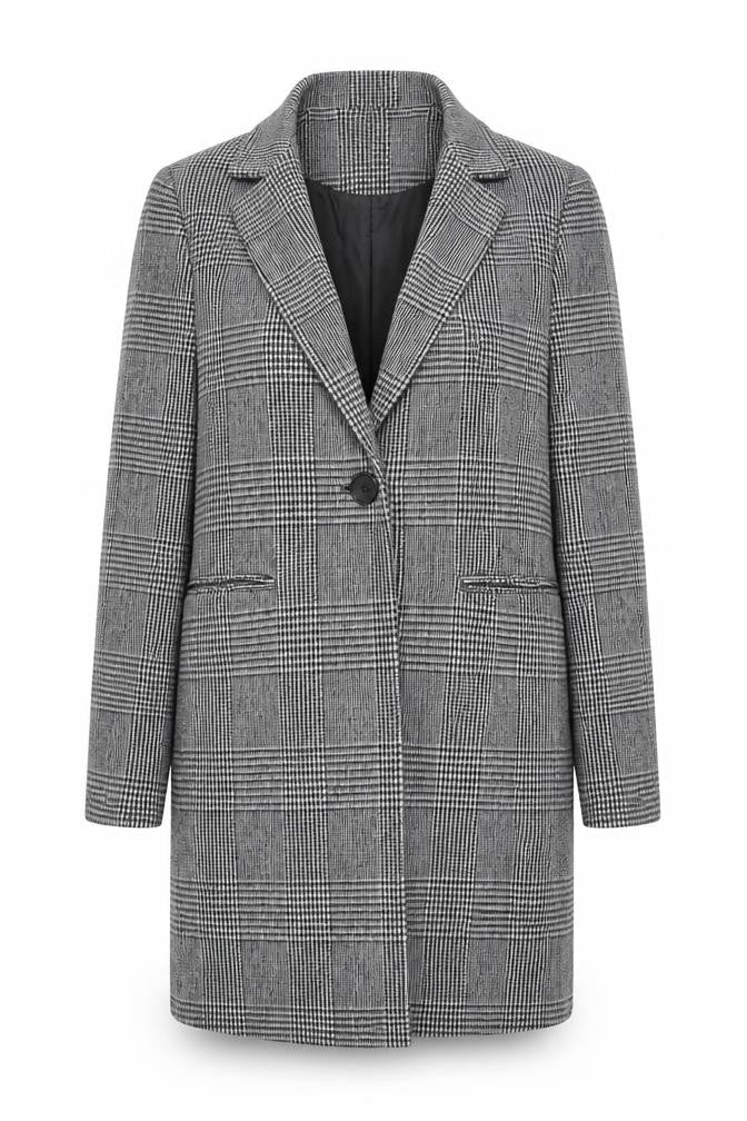 Womens UK Size 10 New Look Grey Blazer