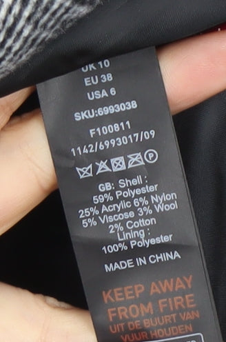 Womens UK Size 10 New Look Grey Blazer