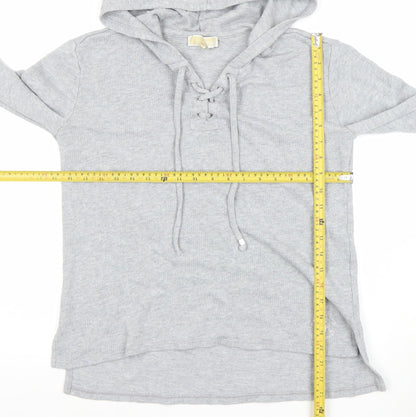 Womens UK Size M Michael Kors Grey Pullover Hoodie
