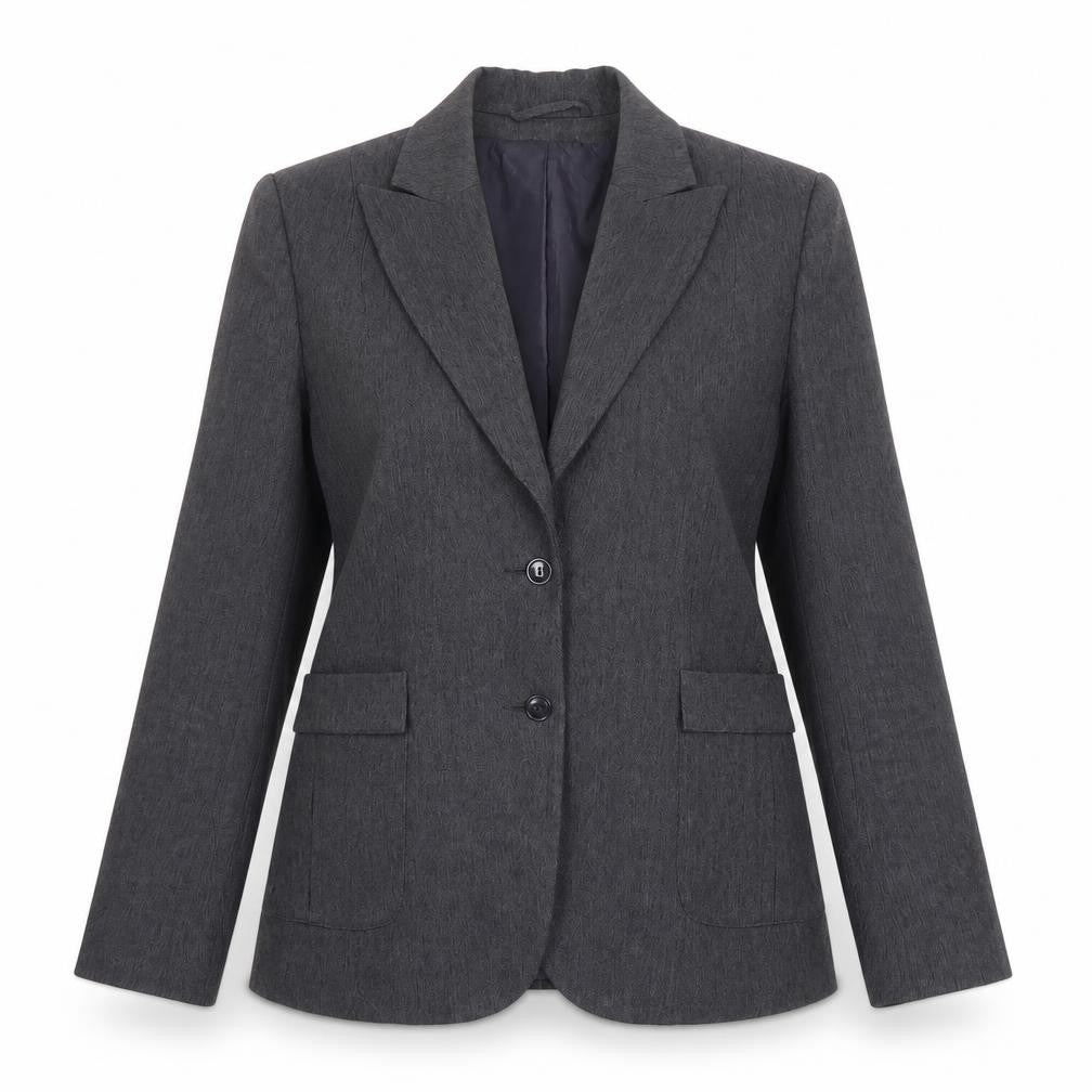 Womens UK Size 14 Hennes Regular Grey Blazer