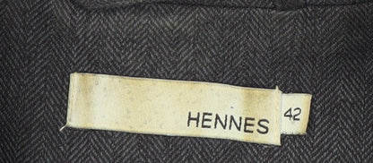 Womens UK Size 14 Hennes Regular Grey Blazer