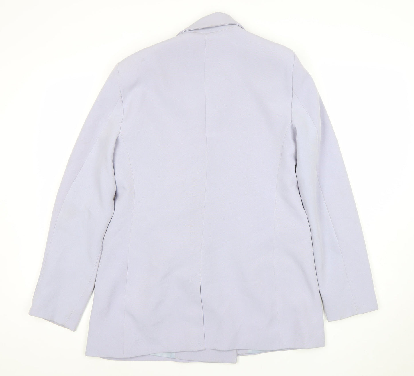 Topshop Women Lavender Double-Breasted Blazer Jacket UK 10