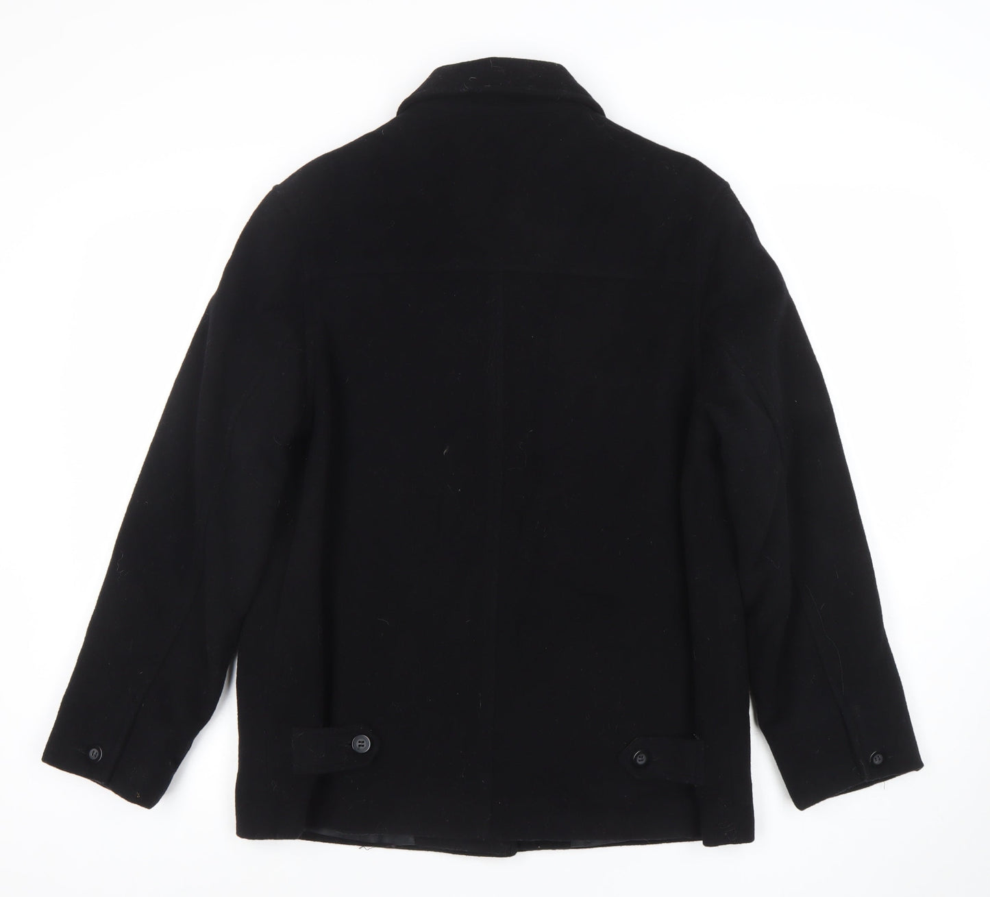 Womens UK Size 10 BHS Black Overcoat