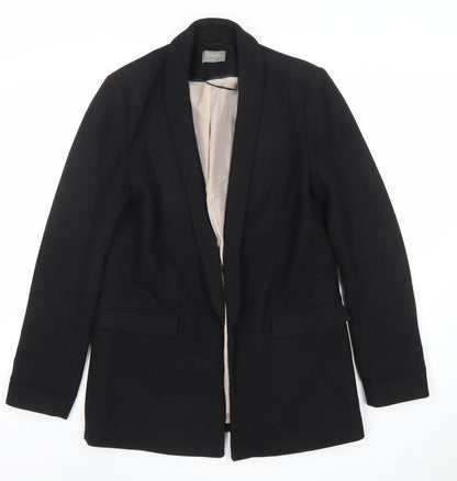 Oasis Women’s Black Shawl Lapel Long Sleeve Suit Jacket UK 10