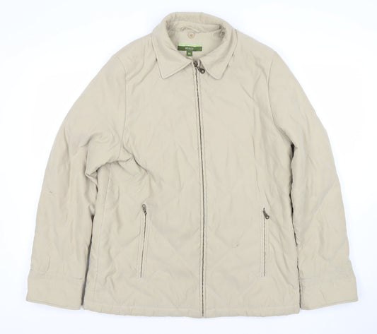 Womens UK Size 10 Nuage at Debenhams Beige Quilted Coat