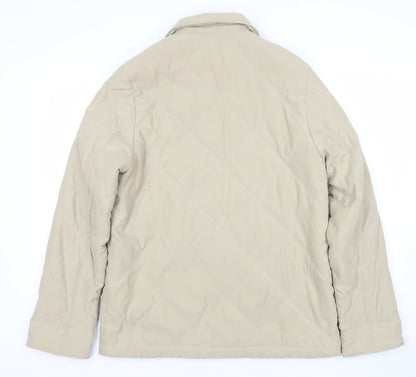 Womens UK Size 10 Nuage at Debenhams Beige Quilted Coat