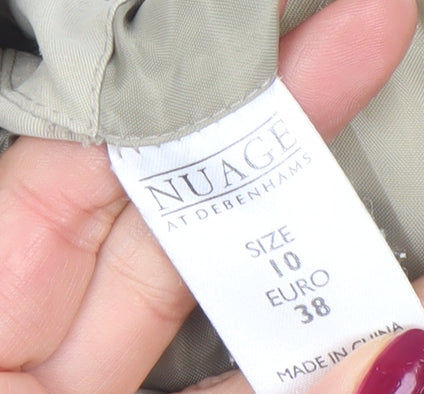 Womens UK Size 10 Nuage at Debenhams Beige Quilted Coat
