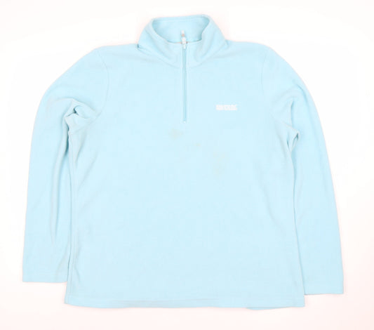 Regatta Women’s Blue 1/2 Zip Fleece Sweatshirt UK 18