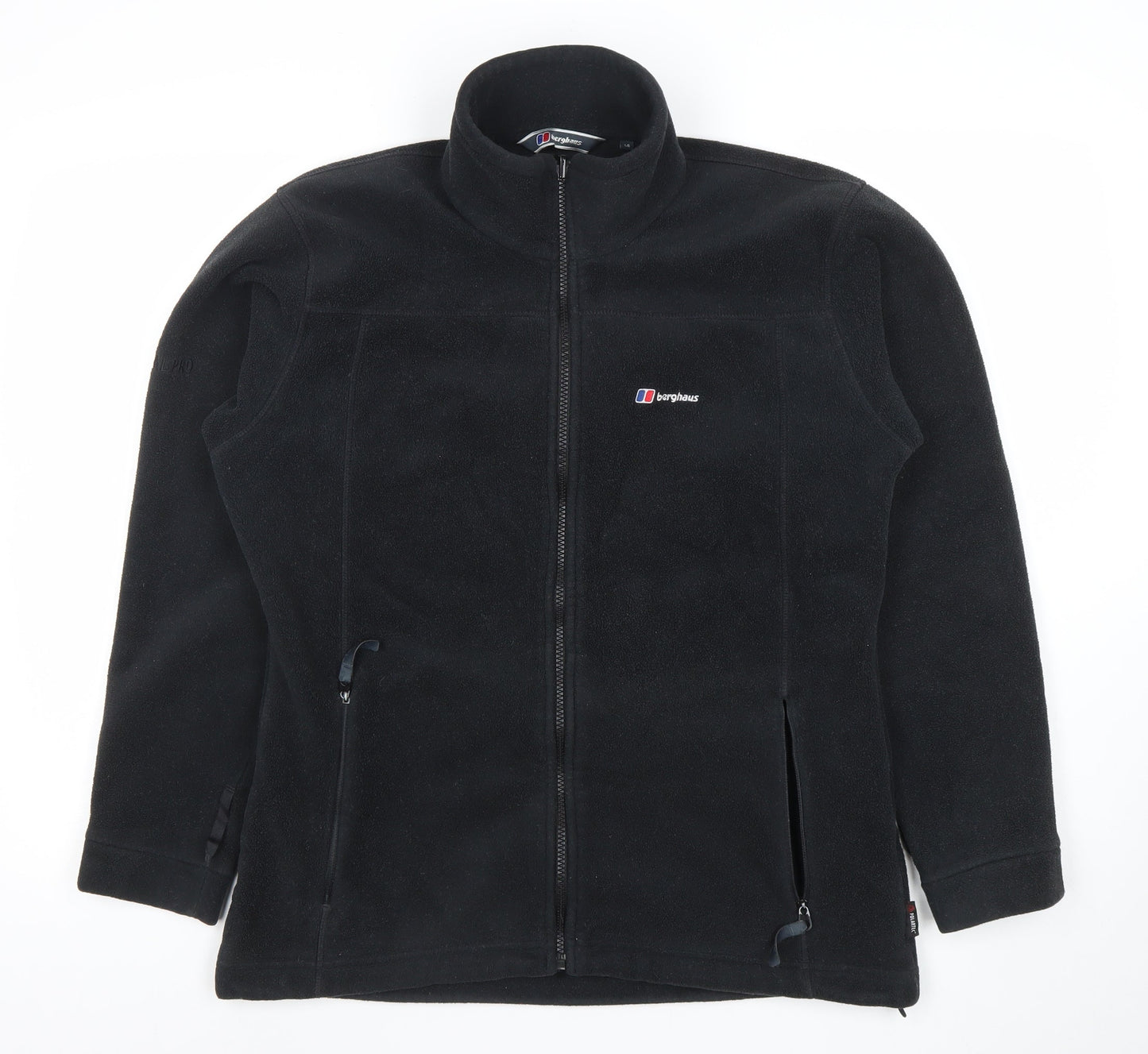 Berghaus Women Black Size 14 Fleece Full Zip Jacket