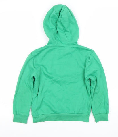 Boys UK Size 5-6 Years Primark Green Pullover Hoodie
