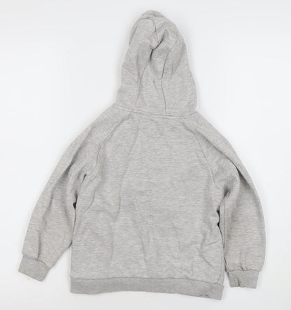 Primark Boys Grey Spider-Man Hoodie 5-6 Years Pullover Marvel Fleece