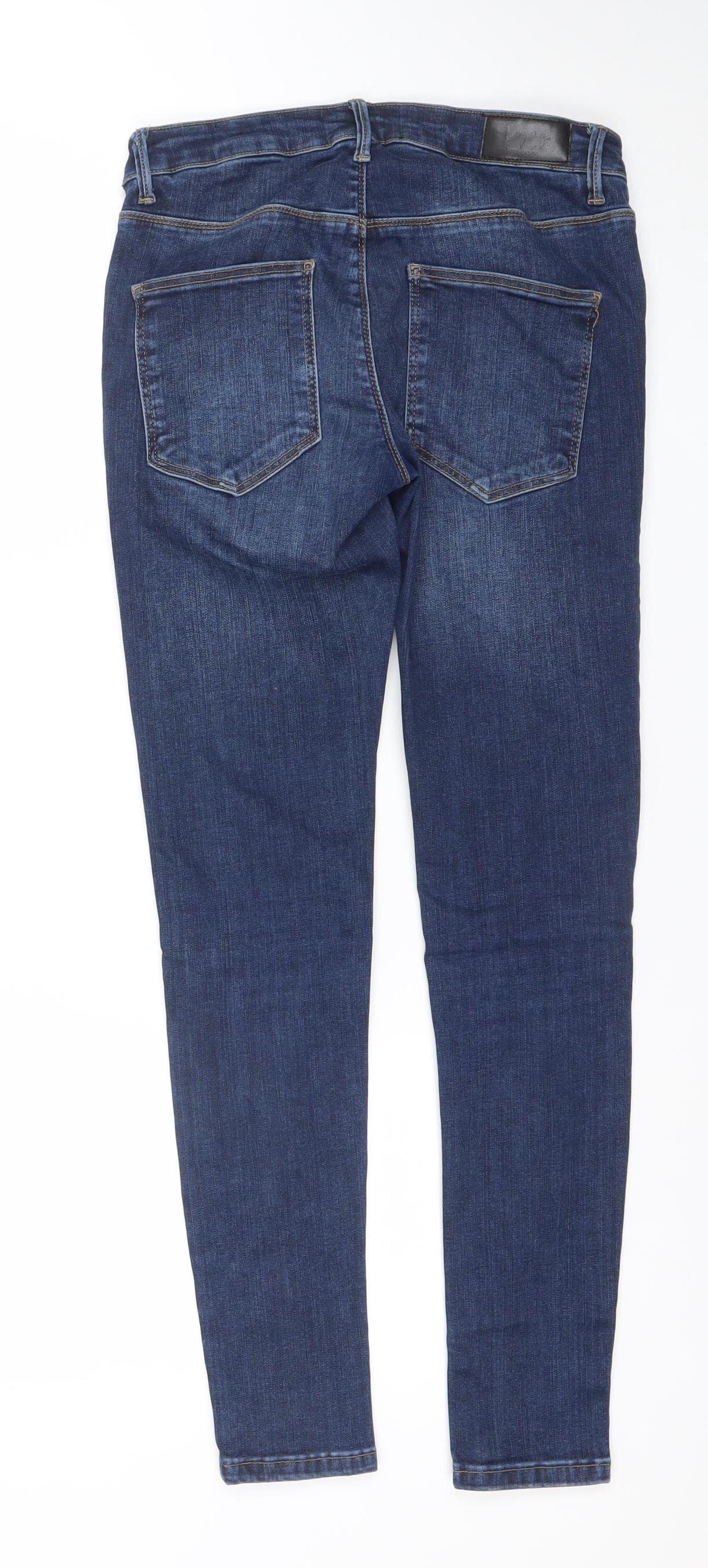Womens UK Size 8S Poco by Pippa Slim Fit Skinny Blue Jeans