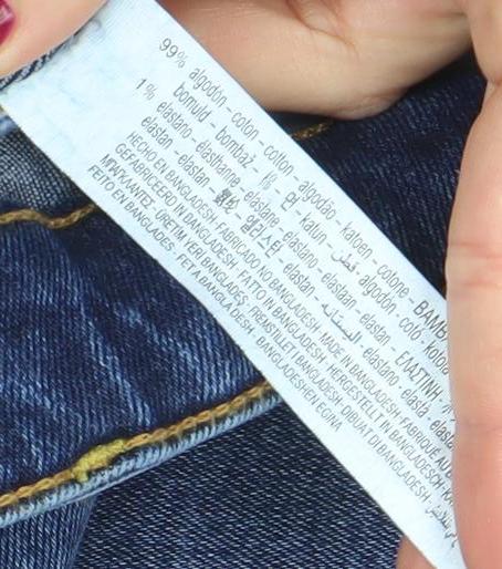 Zara Women Blue Skinny Jeans Size 8 Slim Fit Mid Rise