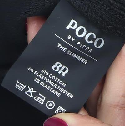 Womens UK Size 8 POCO by Pippa Slim Fit Skinny Black Jeans