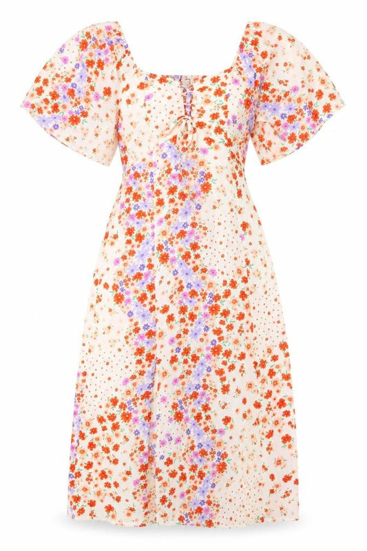 Womens UK Size 8 Influence Fit & Flare Dress