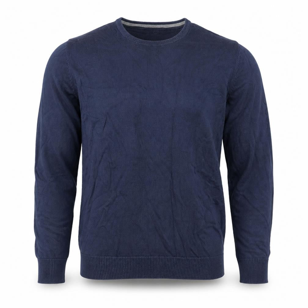 Mens UK Size L Blend Blue Pullover Jumper
