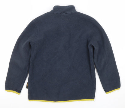 Jack Wolfskin Boys Blue Full Zip Fleece Jacket Size 12 Years