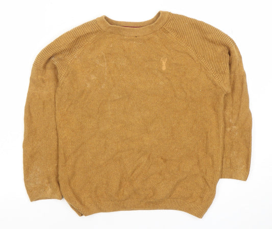 Boys UK Size 7 Years NEXT Brown Pullover Jumper