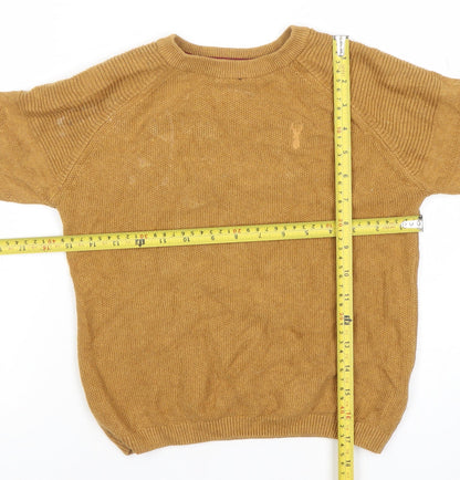 Boys UK Size 7 Years NEXT Brown Pullover Jumper