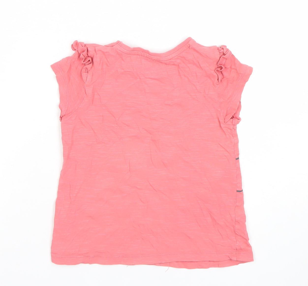 F&F Girls Pink Unicorn Graphic Short Sleeve Cotton T-Shirt 3-4 Years