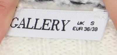 Womens UK Size S Callery Ivory Pullover Jumper