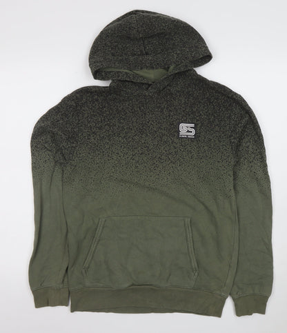 Boys UK Size 13-14 Years H&M Green Pullover Hoodie