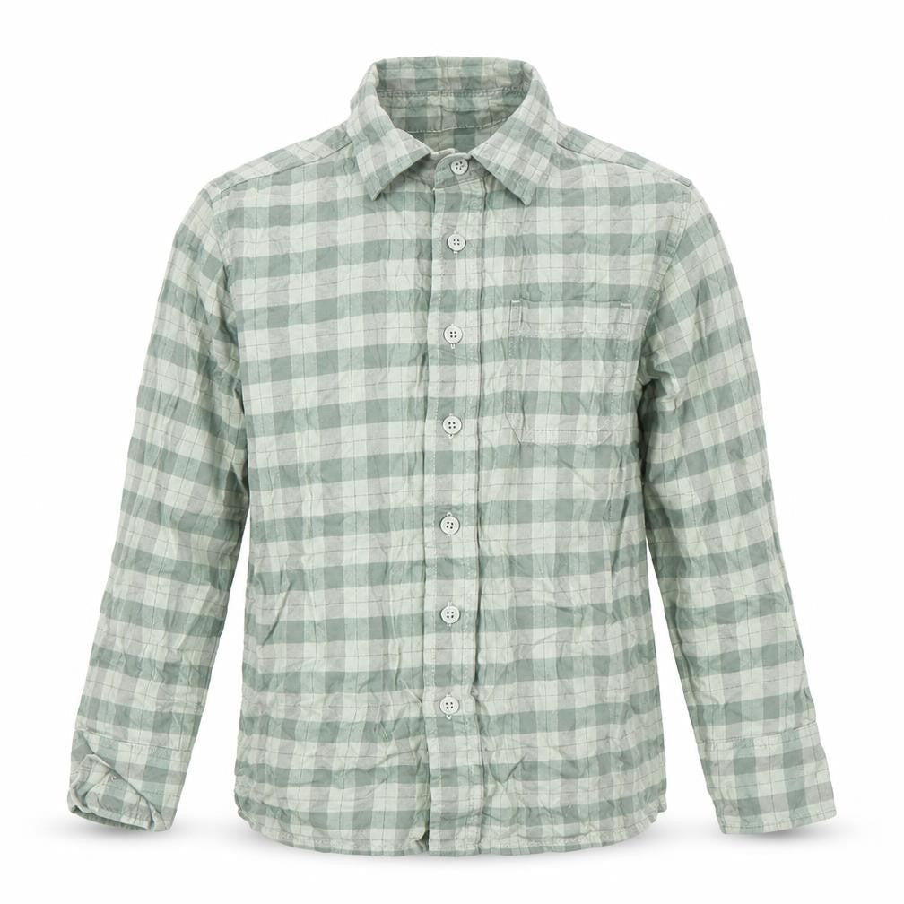 Boys UK Size 6-7 Years Dunn & Co Green Basic Button-Up