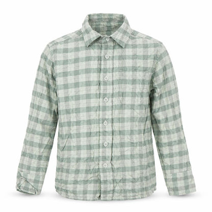 Boys UK Size 6-7 Years Dunn & Co Green Basic Button-Up