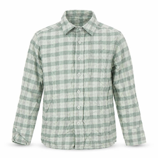 Boys UK Size 6-7 Years Dunn & Co Green Basic Button-Up